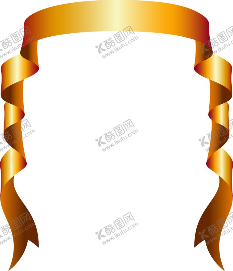 编号：60130410181046491453【酷图网】源文件下载-金色飘带