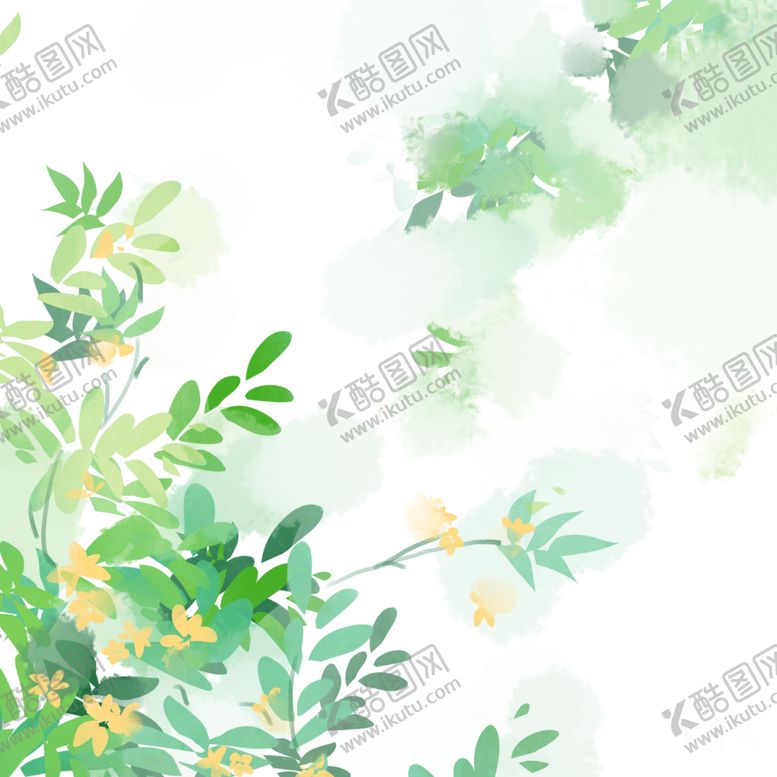 编号：54899403070013281476【酷图网】源文件下载-彩绘水墨花鸟