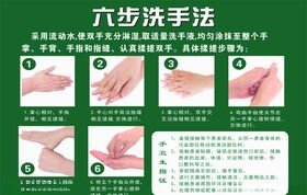 六步洗手法