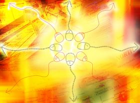 动感空间科技创意想法宣传海报