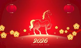 2026马年喜庆主题画面