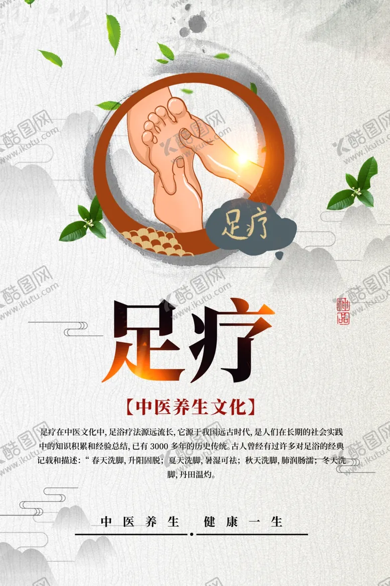 编号：64299202221615088223【酷图网】源文件下载-足疗海报设计