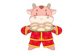 2021金牛送福牛年