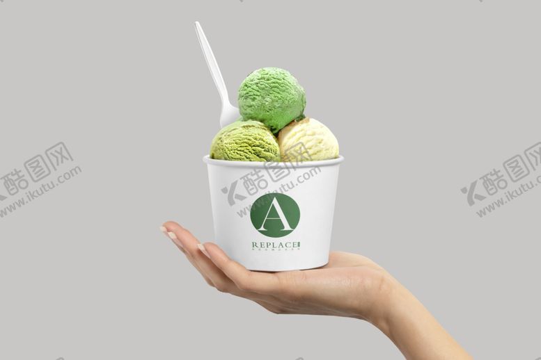 编号：68621010310751002806【酷图网】源文件下载-冰淇淋雪球样机
