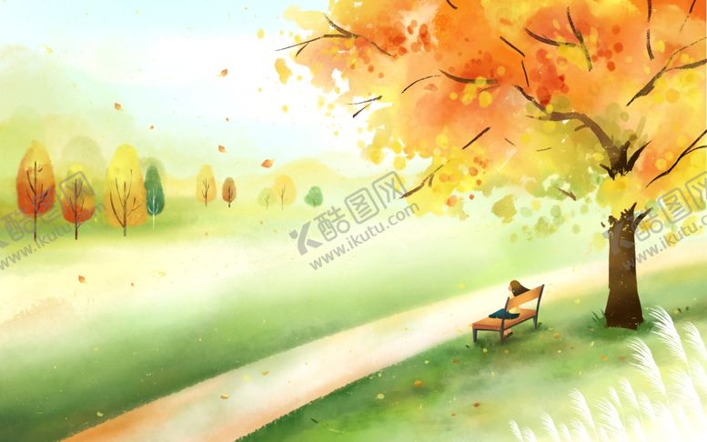 编号：66460810310145573714【酷图网】源文件下载-秋天插画