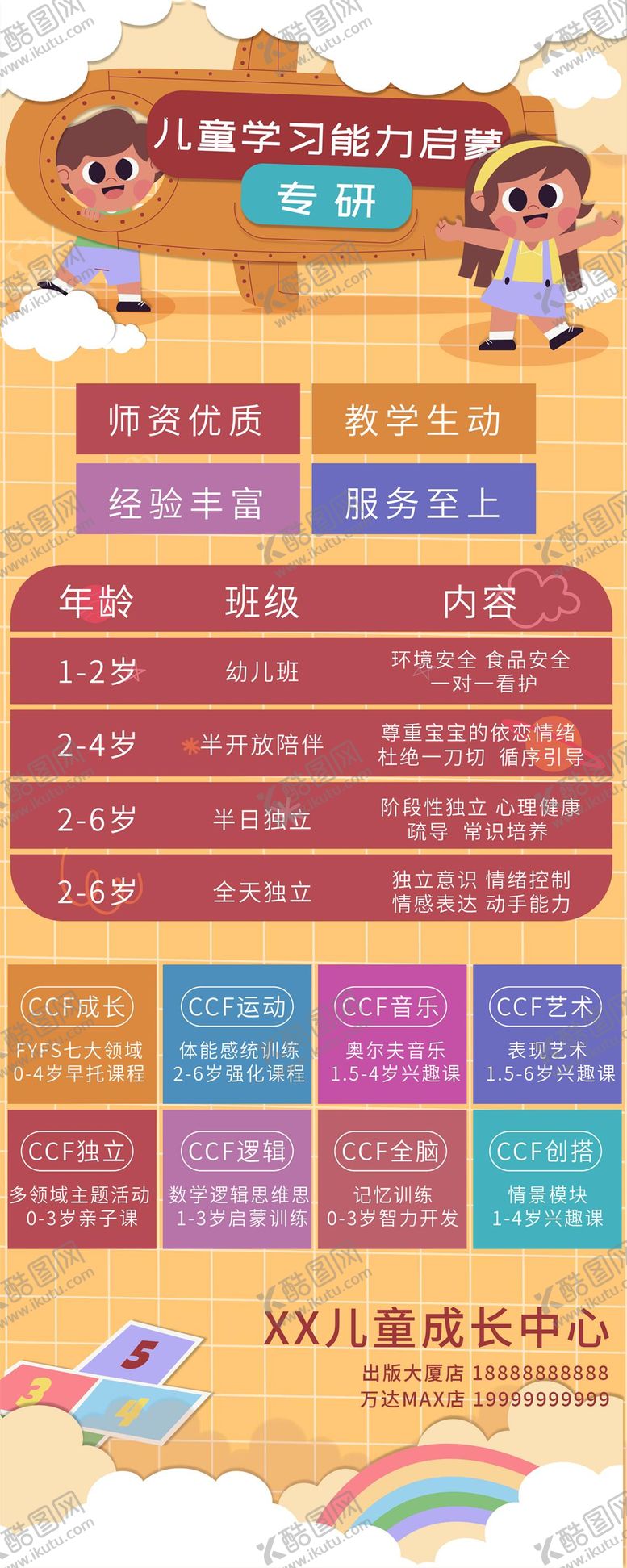 编号：39251911101833048787【酷图网】源文件下载-托管班招生海报