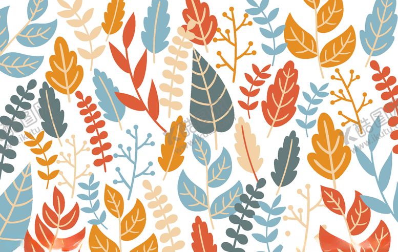 编号：63481409170415558790【酷图网】源文件下载-叶子背景