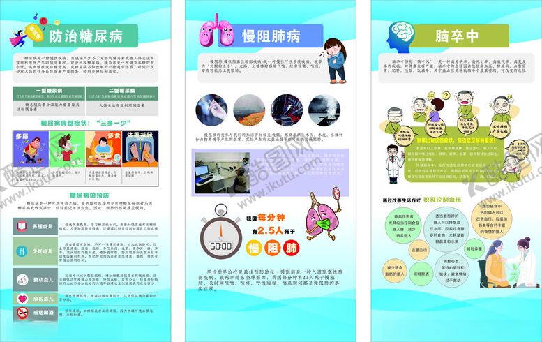 编号：90369211020758414155【酷图网】源文件下载-慢性病展架