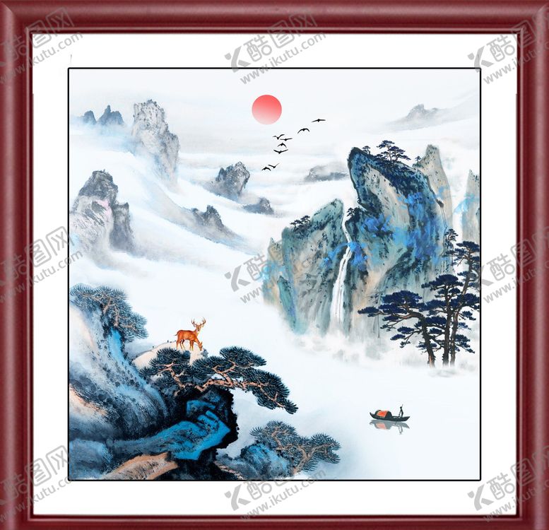 编号：43266405100230065945【酷图网】源文件下载-山水画