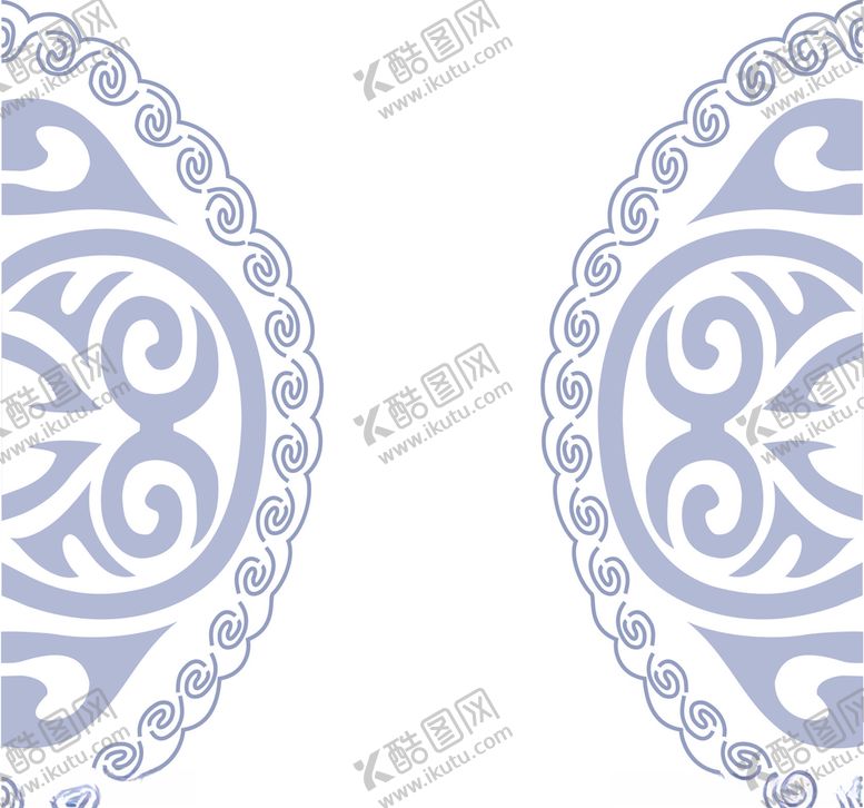 编号：90489609300440018335【酷图网】源文件下载-半圆花纹图案