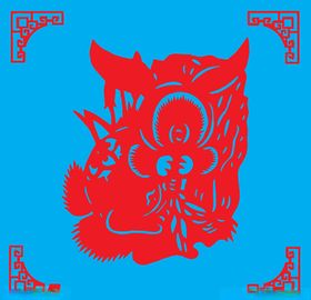 兔子剪纸