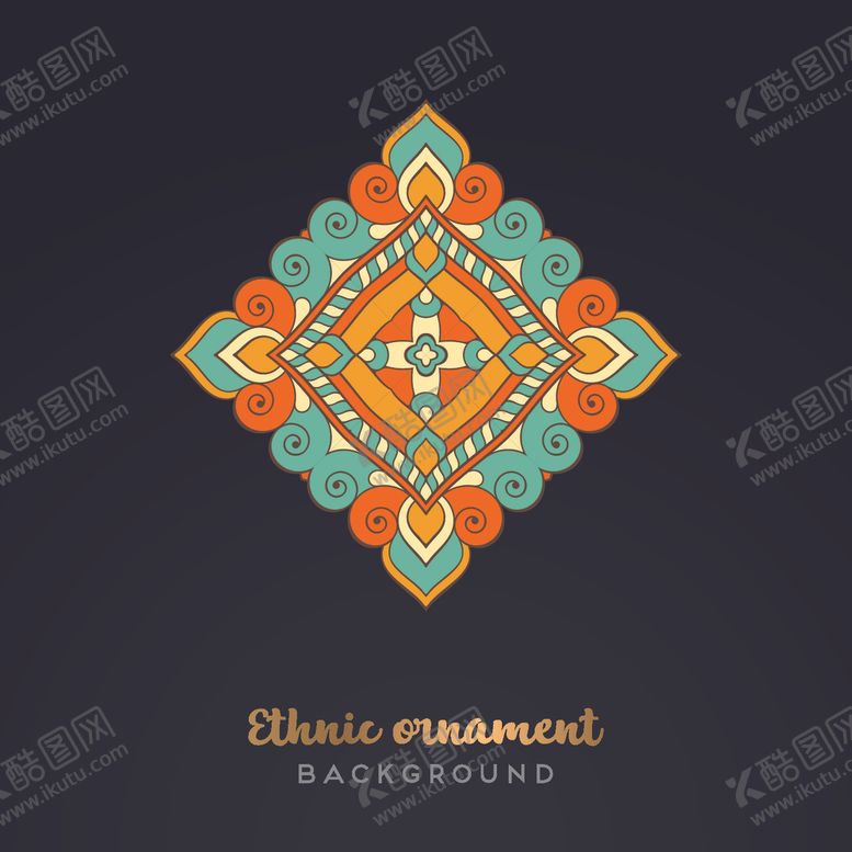 编号：21832109230757459300【酷图网】源文件下载-复古民族花纹