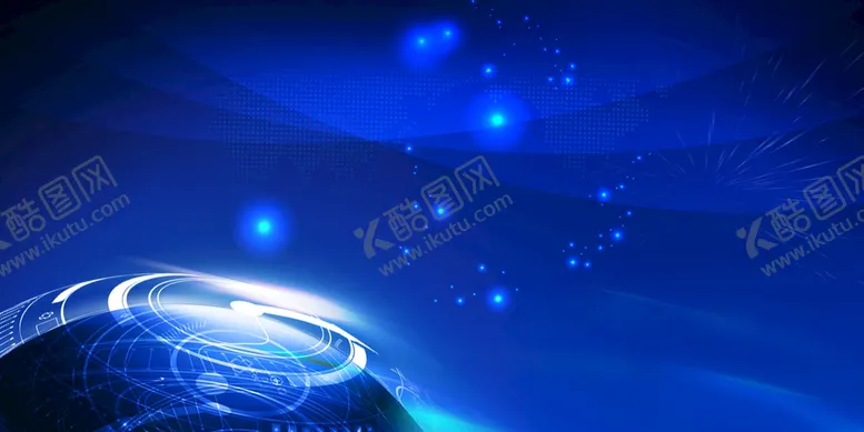 编号：25348910030009432459【酷图网】源文件下载-蓝色科技背景
