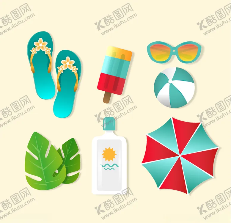 编号：22585206261452351712【酷图网】源文件下载-夏日元素