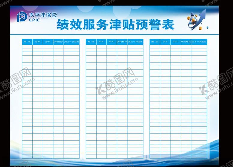 编号：27345709270628388616【酷图网】源文件下载-预警表
