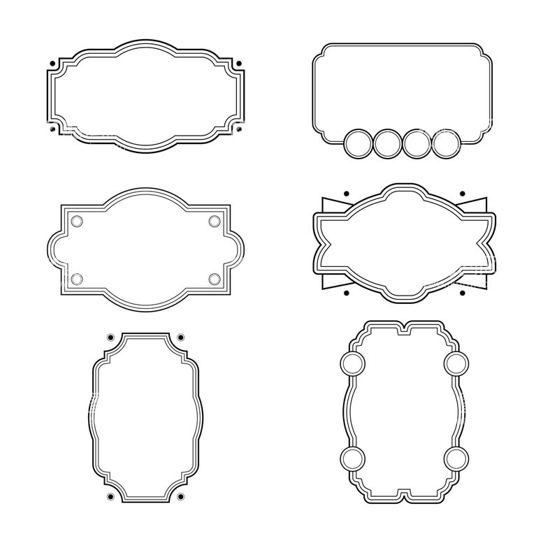 编号：36485209200715155824【酷图网】源文件下载-简约复古标题边框
