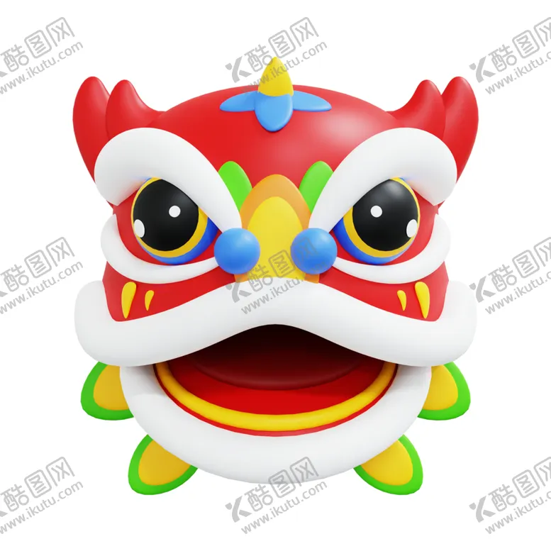 编号：93341712131330156671【酷图网】源文件下载-舞狮插画