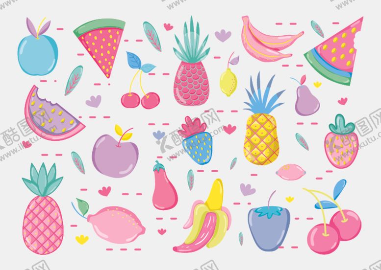 编号：84710209282109251954【酷图网】源文件下载-矢量果蔬素材