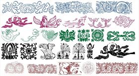 传统图案古典花纹