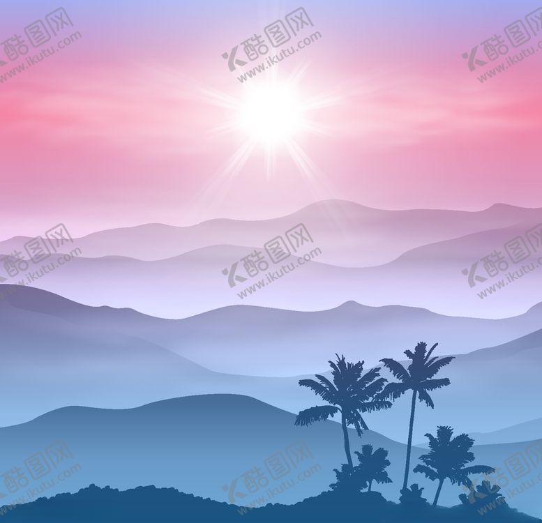 编号：21346307081824283991【酷图网】源文件下载-风景插画