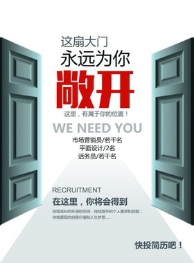 招聘海报