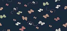蝴蝶童装乱花数码图案