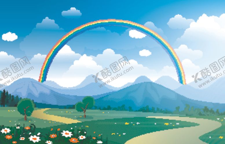 编号：76446209201510515748【酷图网】源文件下载-卡通风景