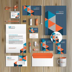 几何风格企业品牌视觉套件