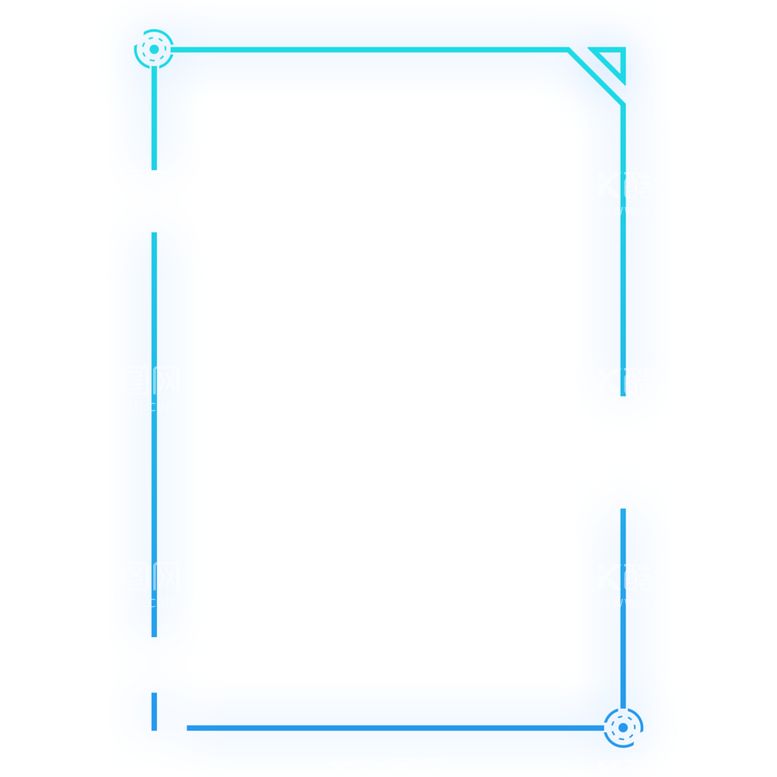 编号：24560101280856018731【酷图网】源文件下载-科技    边框    几何 