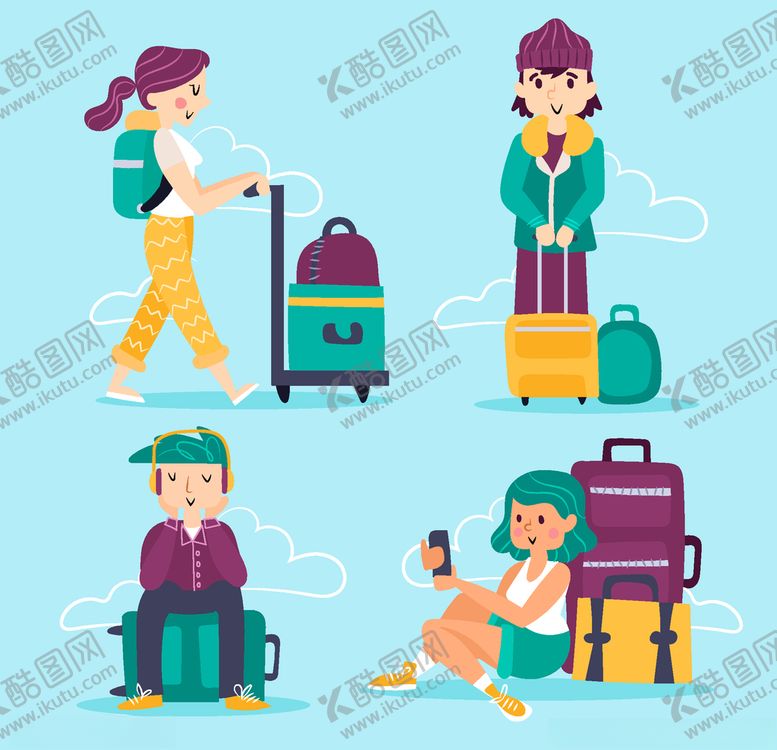 编号：23018405150612352789【酷图网】源文件下载-旅客游客
