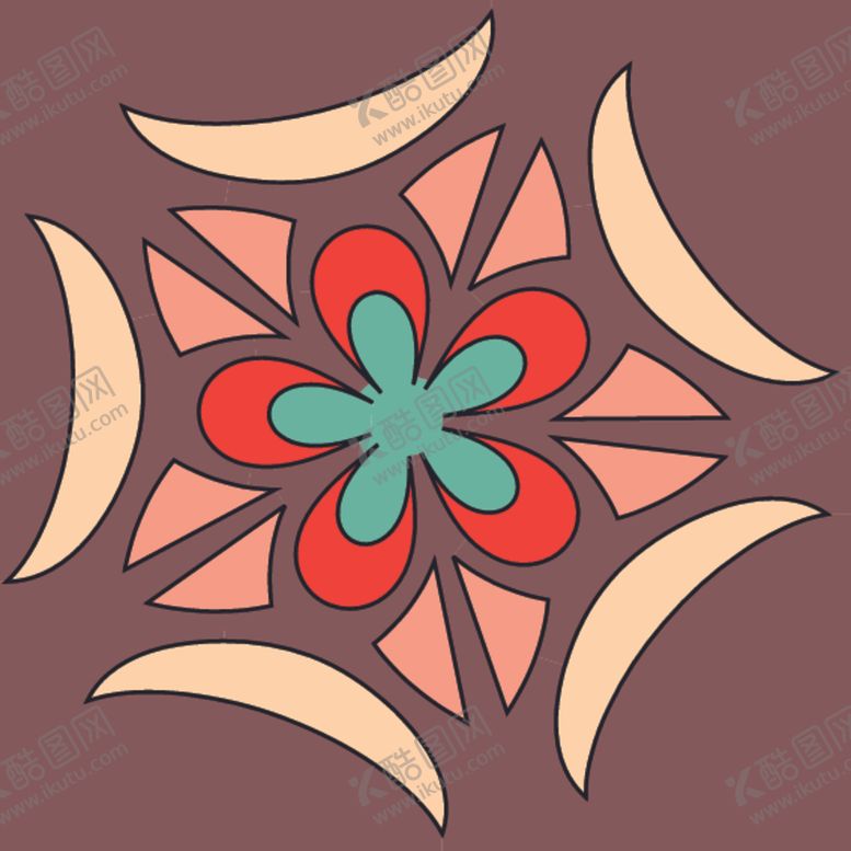 编号：60649410250056176582【酷图网】源文件下载-波西米亚风格花纹图案