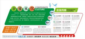 企业文化墙造型展板励志标语