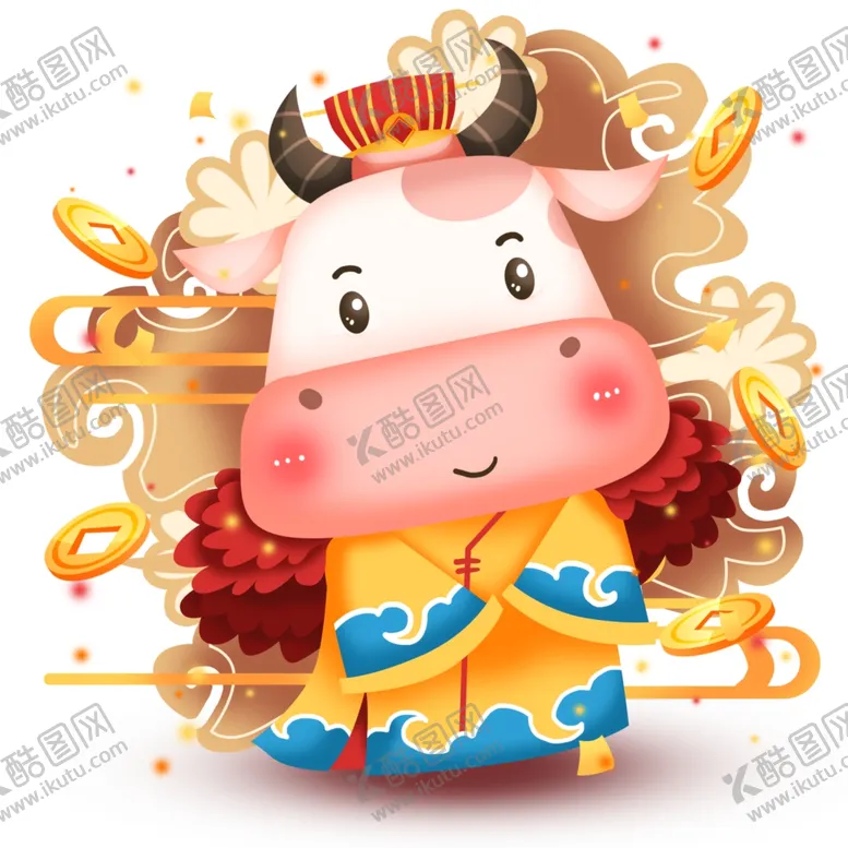 编号：91425006151857118291【酷图网】源文件下载-2021金牛送福牛年