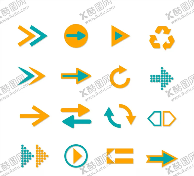 编号：86658709110847233599【酷图网】源文件下载-矢量箭头图标