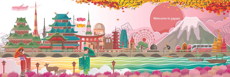 编号：95802309221502136624【酷图网】源文件下载-日本旅游