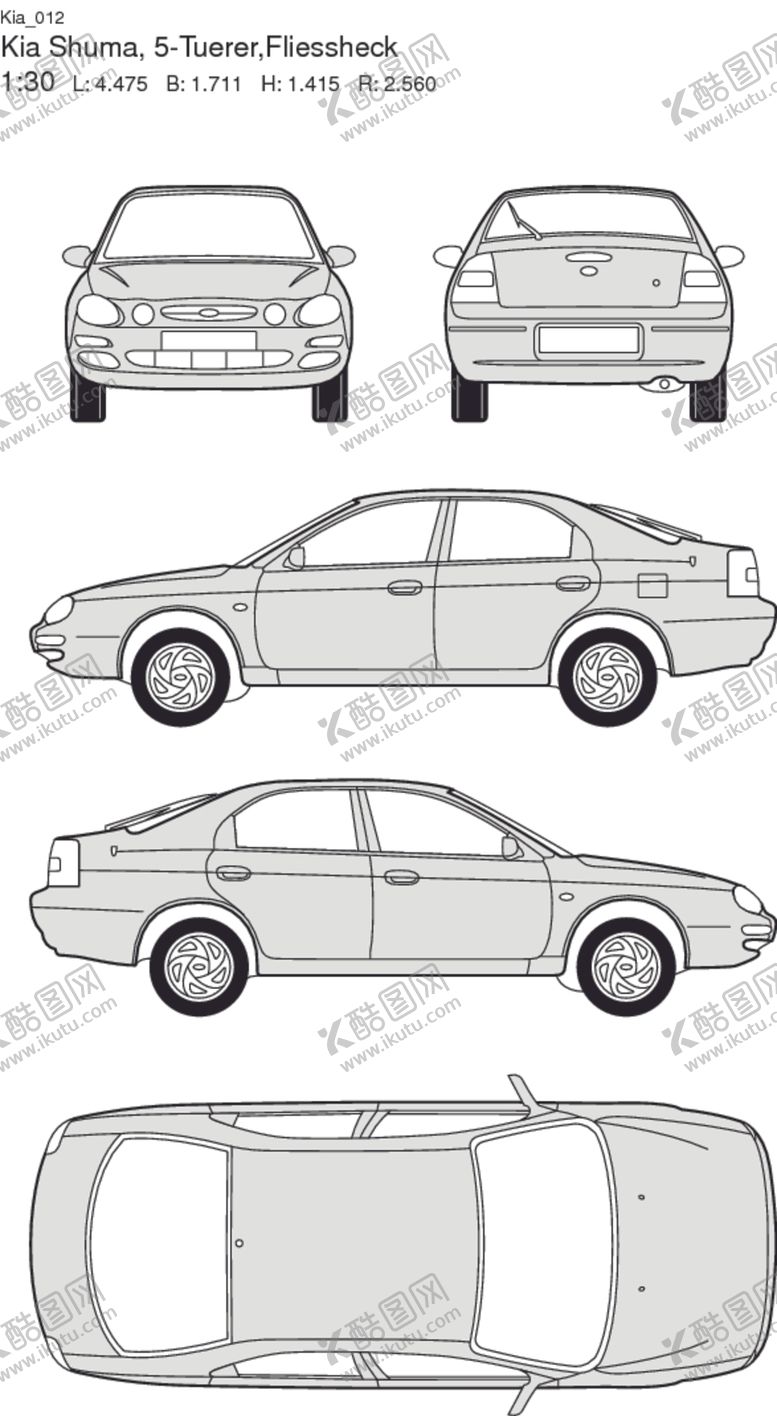 编号：57194311010003407171【酷图网】源文件下载-手绘家用轿车