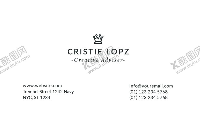 编号：32892009262059432192【酷图网】源文件下载-时尚名片