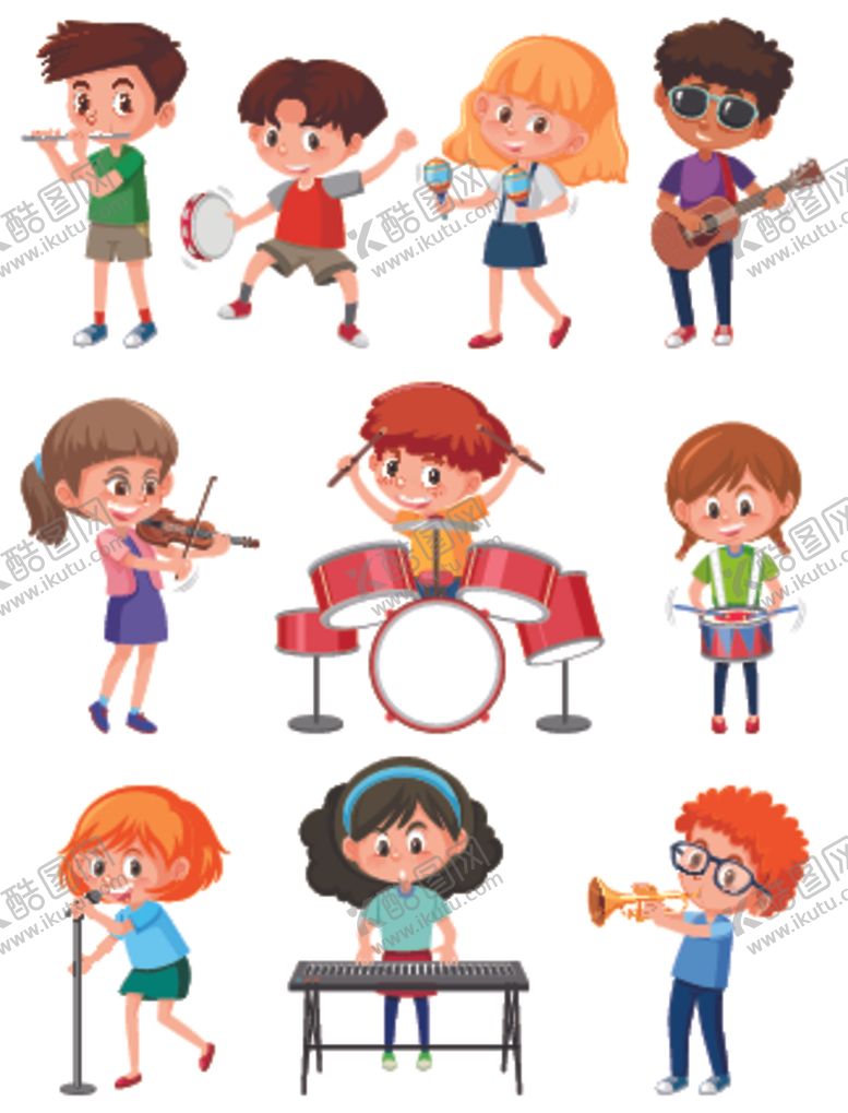 编号：23260209131754377467【酷图网】源文件下载-儿童音乐表演