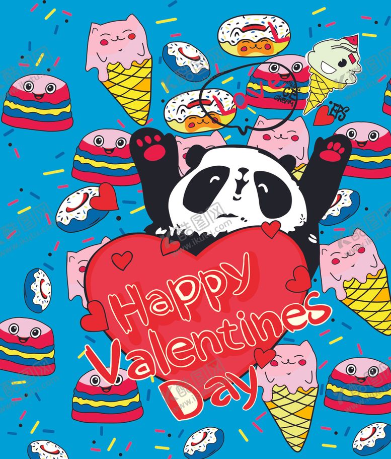 编号：96832410121004035252【酷图网】源文件下载-卡通印花