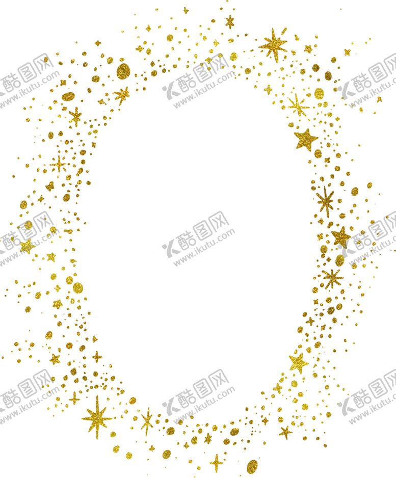 编号：12216805020706538914【酷图网】源文件下载-金色星星杂点