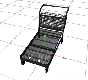C4D模型小推车