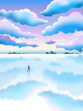 意境手绘插画海报