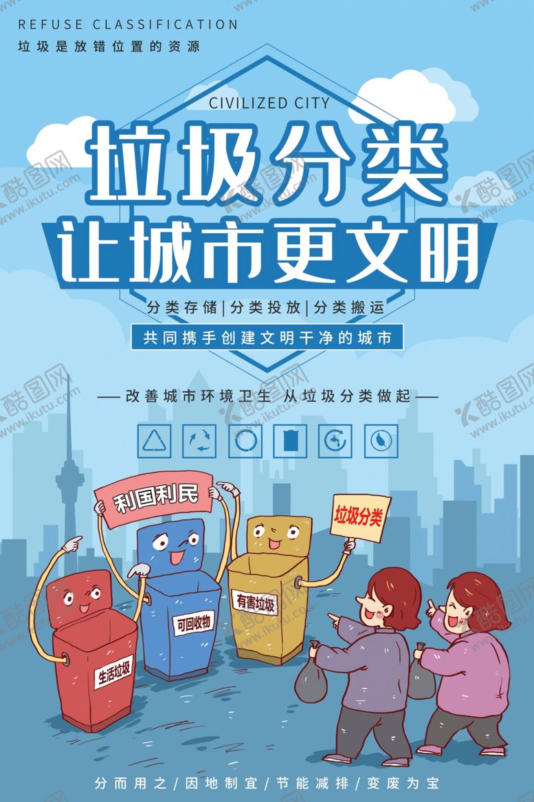 编号：21349109250913583525【酷图网】源文件下载-垃圾分类