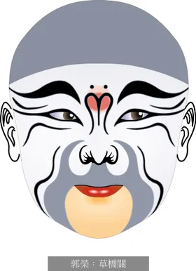 京剧脸谱设计旦传统国粹戏人物