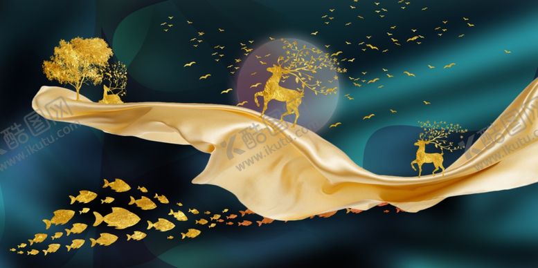 编号：93021309240903166238【酷图网】源文件下载-轻奢装饰画