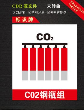 气体钢瓶固定标识