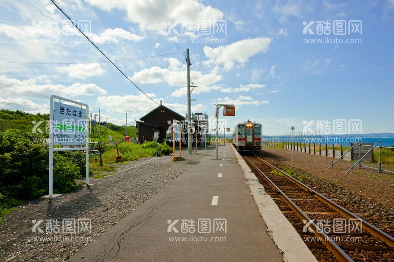 编号：87495109240134487064【酷图网】源文件下载-日本乡村火车轨道风光照