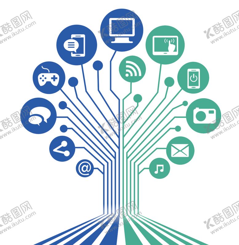 编号：51568906181951067310【酷图网】源文件下载-创意智慧树科技树PNG素材
