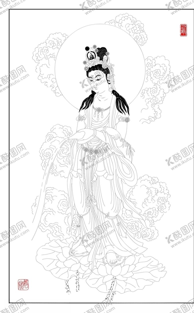 编号：52850310180208499133【酷图网】源文件下载-观音
