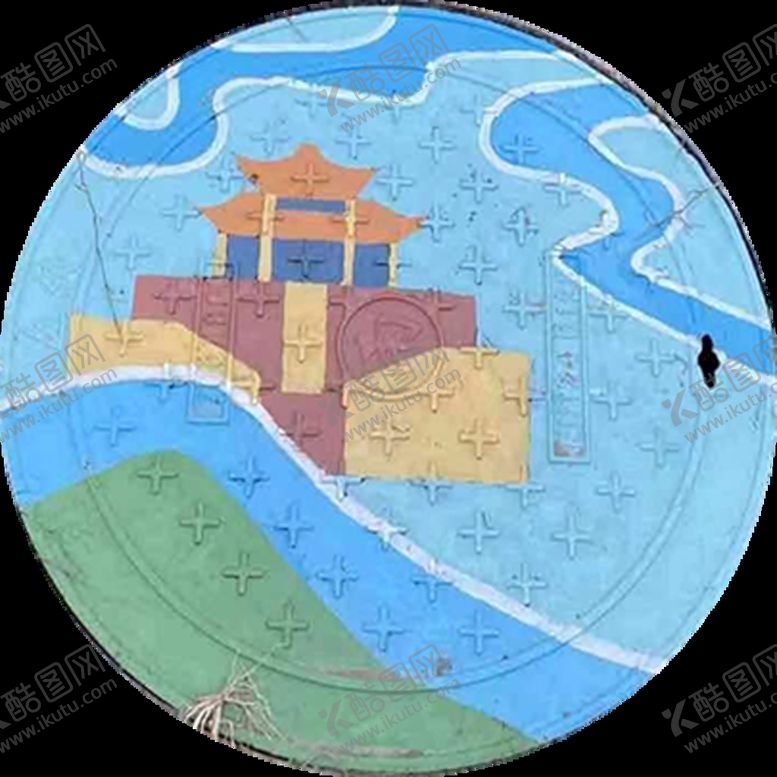 编号：57378210282320466354【酷图网】源文件下载-井盖涂鸦